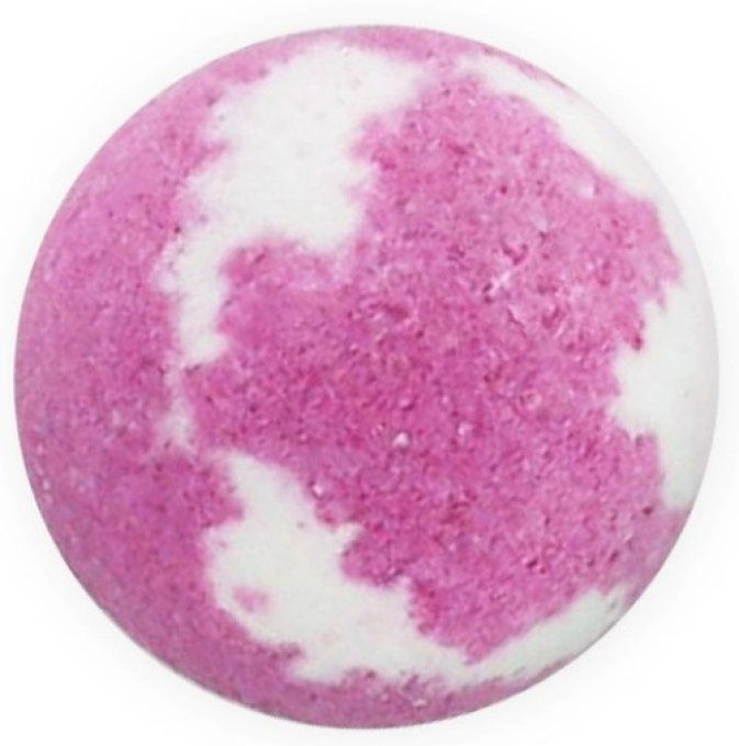 Bombe de bain effervescente 45g parfum rose